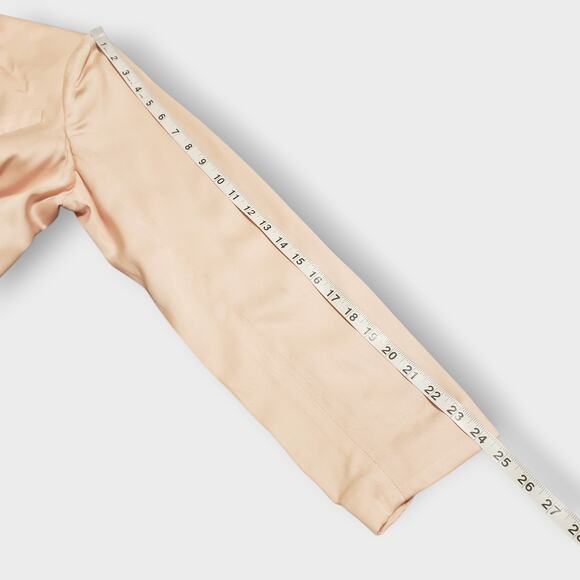 J.Crew Womens Alfie Gramercy Twill Lyocell Blazer Blush Pink Sz 14 Oversized - Picture 12 of 15